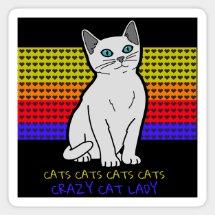 Cats Cats Cats Sticker